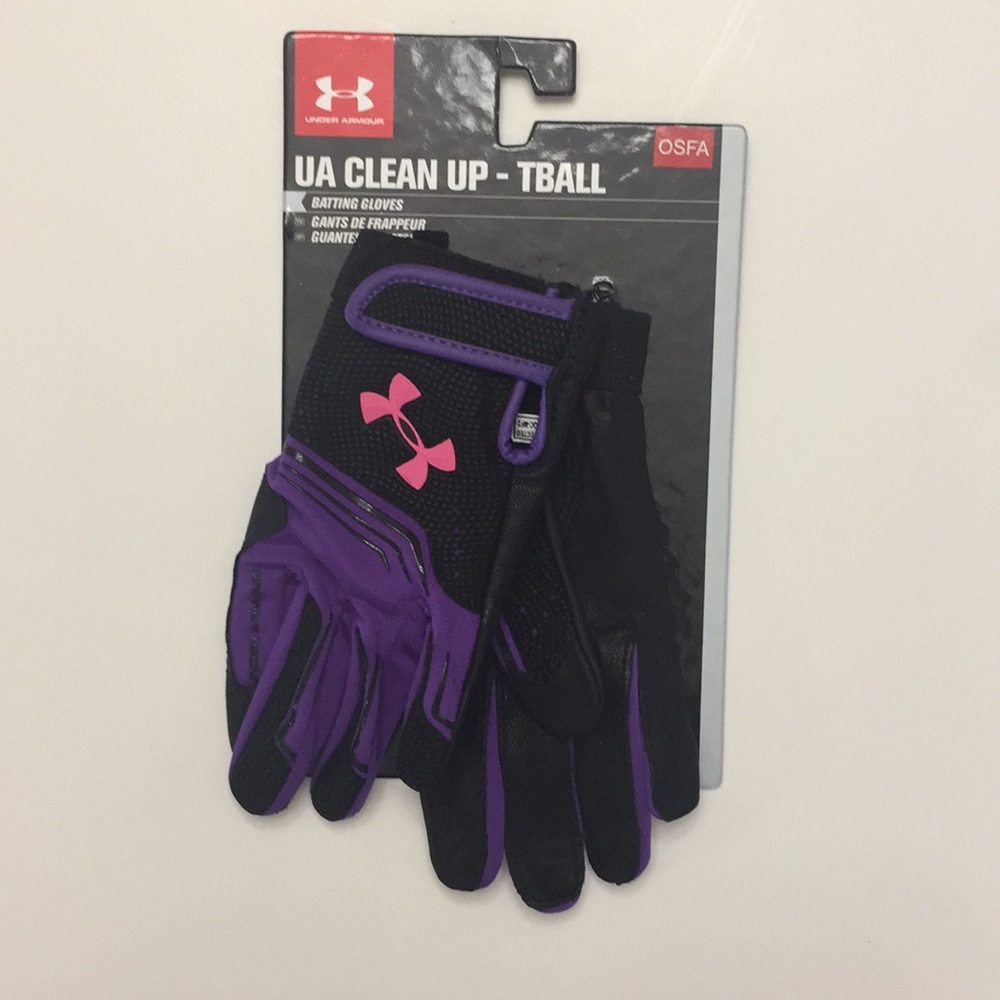 COPY - Under Armour Youth Tee Ball Batting Gloves, OSFM , Small